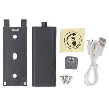 Imagem de Trava de Pressão, Abridor Magnético Elétrico Automático Inteligente, Trava de Porta de Armário de Longa Vida útil para Armário de Gaveta de Cozinha de Quarto (Cinza Preto)