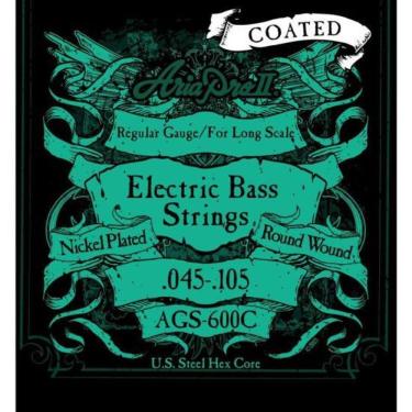 Imagem de Encordoamento Para Baixo 4 Cordas Coated .045 AGS600C Aria Pro II [F002]
