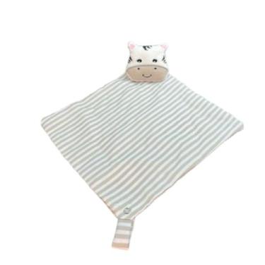 Imagem de Naninha De Bebê Com Prendedor De Chupeta Bichinho De Pelúcia - XUKINHA