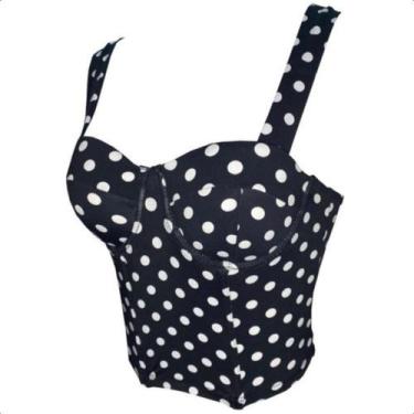 Imagem de Top Cropped Xadrez Inverno Com Bojo Lançamento Blusa Feminina Elegante