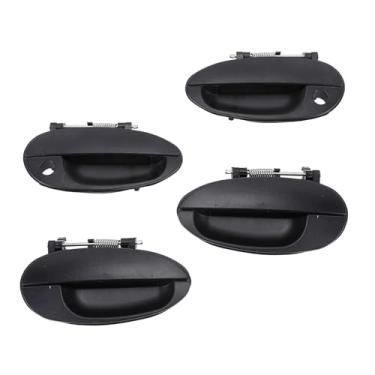 Imagem de Maçaneta Porta Exterior, Pacote de 4 Motorista Traseiro Dianteiro e do Lado do Passageiro Maçaneta Porta do Carro Com Fechadura para Faísca 1998-2005, Matiz 1998-2005
