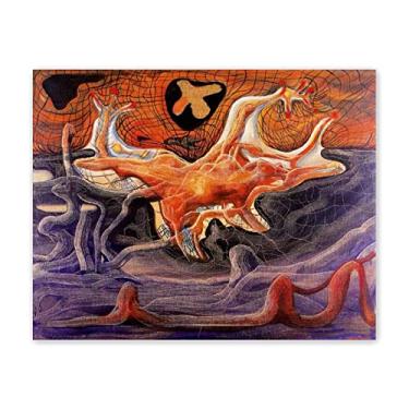 Imagem de JZSDGB Pinturas famosas Esteban Frances impressão em tela - 'cercas de arame' Pôster e impressões de arte de reprodução - Imagens de arte de parede em tela surrealista para decoração de quarto 50 x 65