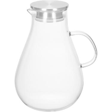 Imagem de JARRA ÁGUA SUCO LEITE HOME&CO TAMPA INOX BOROSSILICATO 3L 25x16x16cm TRANSPARENTE