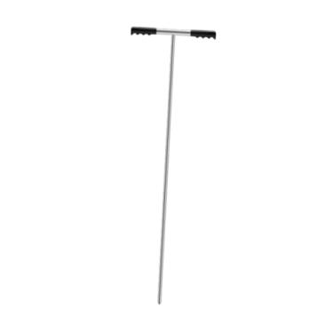 Imagem de Haste da sonda do solo, ferramenta de fossa séptica não desliza com a haste da sonda de alça T para sondagem de ladrilhos, paisagismo, fazenda, 102cm