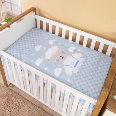 Imagem de Edredom POP Menino para Bebê - Zan Baby, Ovelha Azul