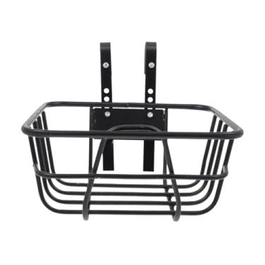 Imagem de menolana Front Bicycle Basket Bike Basket Transportrier Panniers Pets Basket Package Package Rack Bike Hitlebar Basket Bike Cargo Rack, 23cmx23cmx12cm