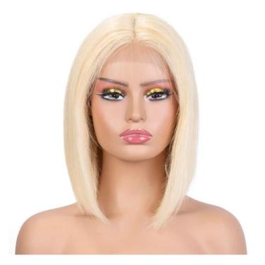 Imagem de Front Lace Loira Clarissimo Swiss Fibra Premium de Alta Qualidade - GM