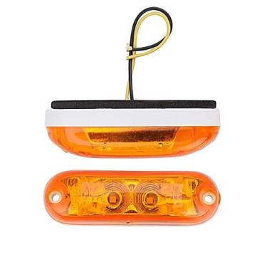 Imagem de Lanterna Vigia 2 LED AM Ônibus Caminhão Carreta Trailer 24 Volts - SIL