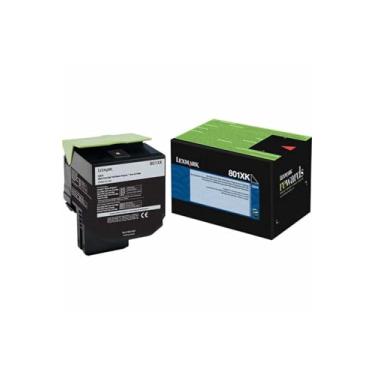 Imagem de Lexmark (801xk) Cartucho de toner preto de alto rendimento (rendimento de 8.000)