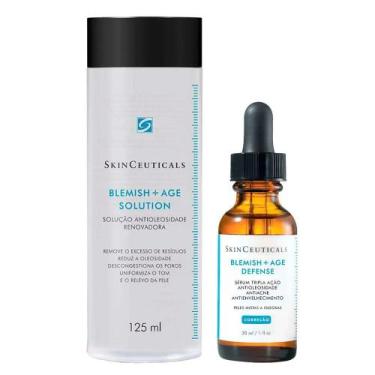 Imagem de SkinCeuticals Blemish + Age Solution Kit  Tratamento Antiacne + Tônico