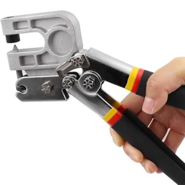 Imagem de Alicate de crimpador de metal, ferramentas de drywall de 270 mm, ferramenta de fixação de parede de aço de liga portátil, para a maioria dos projetos de decoração de trabalho de placa de gesso