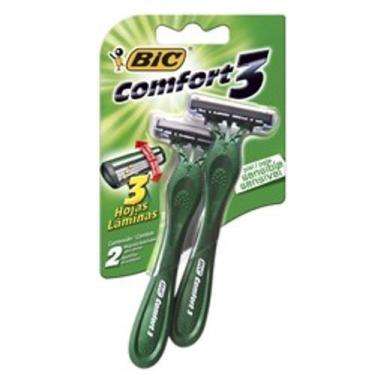 Imagem de Aparelho De Barbear Bic Comfort 3 Pele Sensivel Com 2