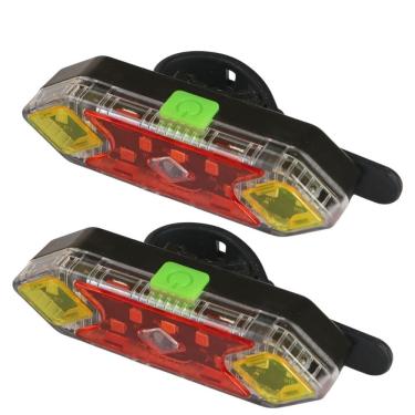 Imagem de Sinalizador Traseiro para Bike LED Recarregável – Pisca de Segurança USB, Lanterna para Ciclismo Noturno