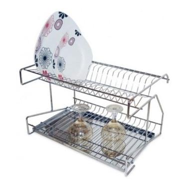 Imagem de Escorredor De Pratos Euro Inox 18 Pratos Jomer Cód. 3141