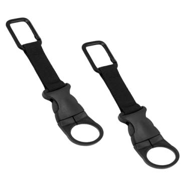 Imagem de Gosknor 2 fivelas de garrafa suspensa, mochila de 19 cm, mosquetão, suporte de cinto para garrafa de água portátil com alça para garrafa de água mineral portátil, chaveiro com alça para eventos ao ar