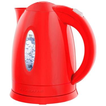 Imagem de Chaleira Elétrica OVENTE, 1,7 Litros: Rápida e Segura para Café e Chá, Livre de BPA, Medidor de Água, Desligamento Automático.