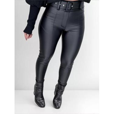 Imagem de Calça Cintura Alta Cirre Cinto Removível Montaria Balada - propia, Pre