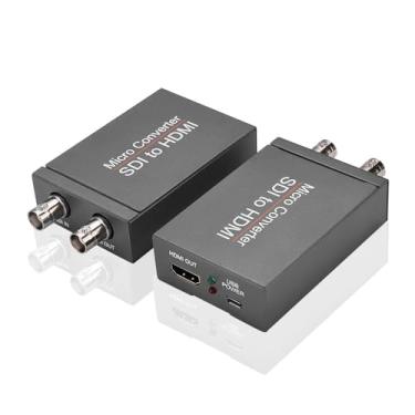 Imagem de NAKVMN Adaptador Sdi Para Hdmi Conversor De Entrada Sdi Para Saída Hdmi Conversor De Áudio E Vídeo Hdmi Para Câmera Sdi Monitor Projetor Adaptador De Áudio Hd-Sdi/3G-Sdi Bnc 1080P