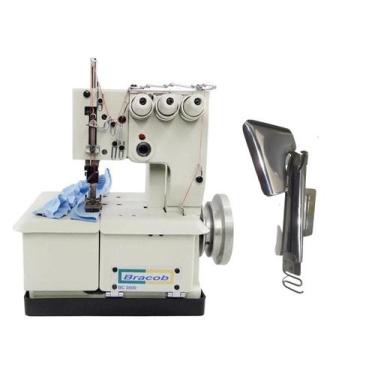 Imagem de Máquina De Costura Galoneira Semi 26003+Viés Mexicano1,5mm - Bracob, B