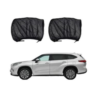 Imagem de Protetor Solar para Carro com Malha - 2 Peças para Janelas Laterais, J