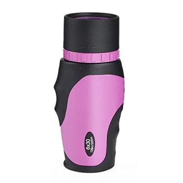 Imagem de MINJING Mini monóculo HD 6X30 poderoso grande telescópio ocular portátil de longo alcance binóculos monocular para acampamento LLL telescópio monocular