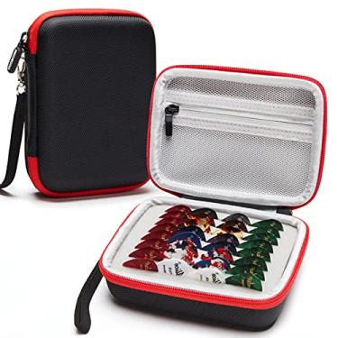 Imagem de Estojo de suporte para palheta de guitarra compatível com para-lama, ChromaCast, D'Addario, JIM Dunlop, Bolopick, Instrumentos Musicais UNLP, Bolsa de armazenamento Haneye para todos os tamanhos (apenas a base)