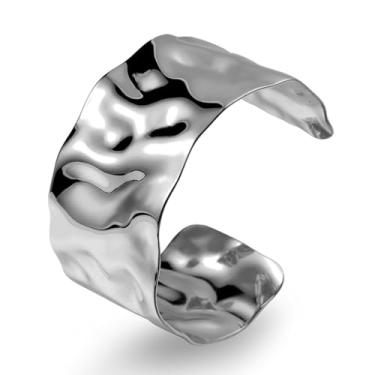 Imagem de LOMISS FEMININOS BRACELETE FOLHEADO A OURO 18K ONDULADO (PRATA)