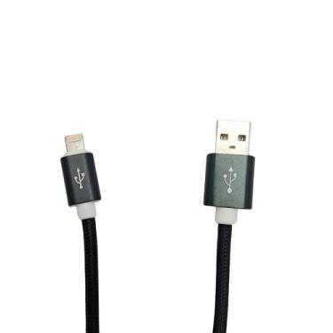 Imagem de Cabo de carregador usb 2 em 1 lightning tipo a e v8 - MULTIMARCA, PRET