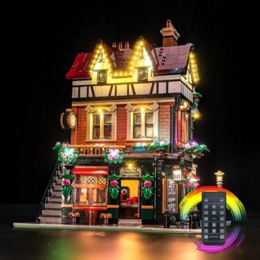 Imagem de Rorliny Kit de Luz LED Compatível com Lego Tudor Corner 10350 - Ilumina Modelos - Criança Unissex