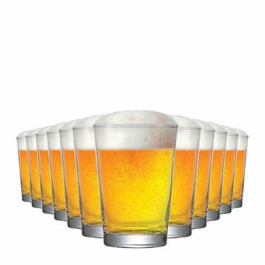 Imagem de Jogo de Copos de Vidro Caldereta P para Cerveja 300ml 12pcs Ruvolo