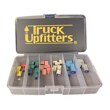 Imagem de Truck Upfitters Kit de Fusíveis de Cartucho Em Forma de Mini Caixa Compatível com Mcase Automotivo de 34 Unidades para Carros, Caminhões e Suvs Estrangeiros e Nacionais. Estes São Fusíveis de Nylon Re