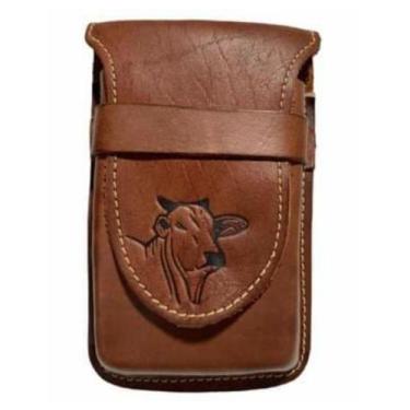Imagem de Bainha Porta Celular De Couro 100% Vaquejada Exclusiva Boi - FABRICAÇÃ