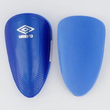 Imagem de Caneleira Umbro Protection ST Juvenil Azul Royal, Único