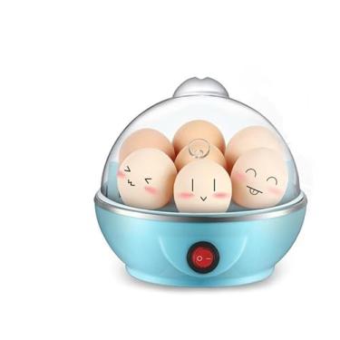 Imagem de Cozedor Elétrico de Ovos Multifuncional (Serve também para Legumes, Embutidos, etc.)- Egg Cooker(Rosa,220v)