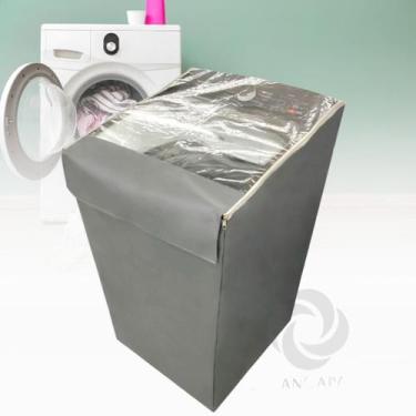 Imagem de Capa para lavadora electrolux 14,5kg efficient lep15 transparente - Cl