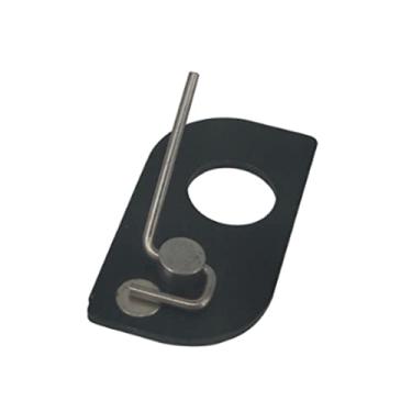 Imagem de Resto de flecha de plástico preto magnético recurvo arco descanso de flecha caça tiro acessório de mira para mão esquerda para arcos compostos e recurvos