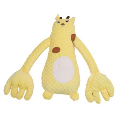 Imagem de Generic Palma para Bebês para Dormir, Travesseiro de Mão Elétrica de bebê Multifuncional Embutido Em Música Sono Companheiro de Ajuda Vermelha Recheio de Feijão para (Girafa)