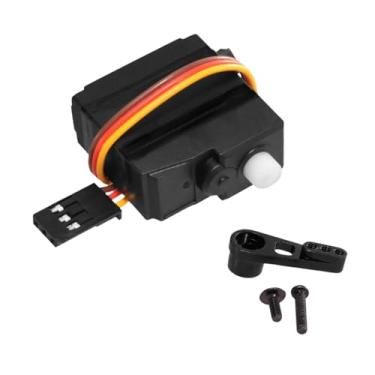 Imagem de Yunhgft Dispositivo servo eletromecânico, componente de direção, servo RC, faça você mesmo, helicóptero, carro, barco, robô, aeronave, 46T, digital, sem, Preto