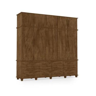 Imagem de Roupeiro Com 5 Portas Arles Malbec - CASA H