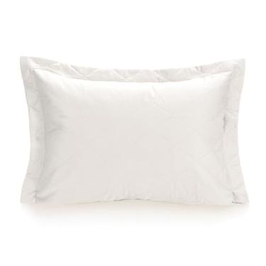 Imagem de Karsten Porta Travesseiro Avulso 300 Fios 100% Algodão Egípcio Bossa Branco