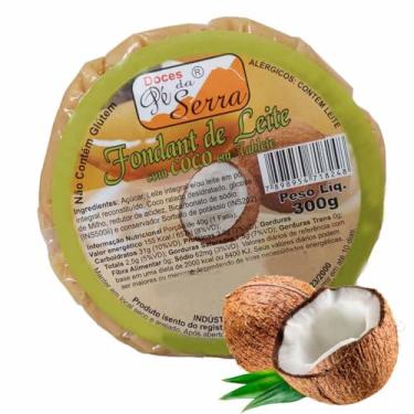Imagem de Doce de Leite de Minas Gerais Fondant de Leite com Coco em Tablete 300g