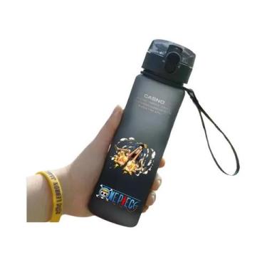 Imagem de Garrafa De Água Esportiva Portátil De Grande Capacidade Com Tampa Flip