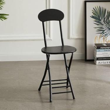 Imagem de Bancos De Bar Dobráveis, Banqueta Alta Dobrável Para Cozinha, Casa, Bar De Pub, Escritório, Varanda, Café, Padaria, Espaço De Prática Musical, Viagem, I, 75CM