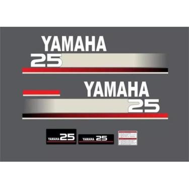 Imagem de Kit Adesivo Motor De Popa Yamaha 25 Hp Ano 1996 - Spts