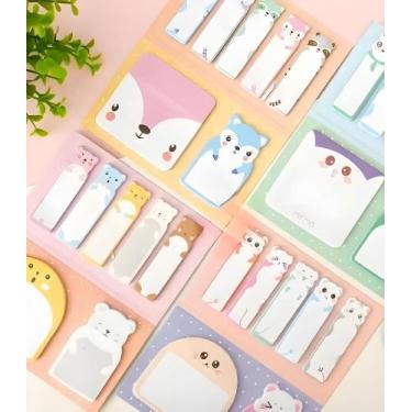 Imagem de Notas Adesivas Post-it Marca Página Fofo Animals YSD-9332 - DAFU