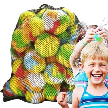 Imagem de Bolas de Água Reutilizáveis - 60 Peças de Bolas de Água de Praia para Meninos | Jogo para Festas de Verão ao Ar Livre para Férias no Jardim, no Quintal, na Praia, na Piscina e no Acampamento