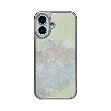 Imagem de FLIRACON Capa rígida de pintura a óleo verde abstração compatível com capa de iPhone (verde, para iPhone 12 Pro Max)