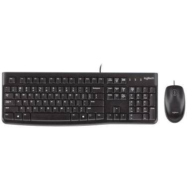 Imagem de Combo Teclado E Mouse Sem Fio Logitech Mk120 Usb - Preto