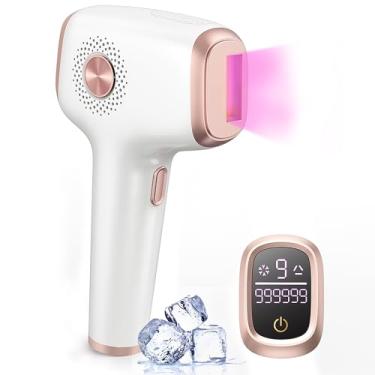 Imagem de INNZA Removedor de pelos IPL com função de resfriamento de gelo para mulheres permanentes, 999.999 Flashes Removedor de pelos IPL indolor, dispositivo de remoção de pelos para axilas, pernas, braços (Ouro rosa - 2)