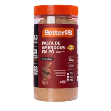 Imagem de Pasta de Amendoim em Pó Sabor Chocolate Belga 450g